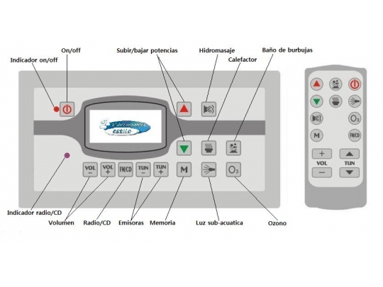 BAÑERA HIDROMASAJE M-2030 2